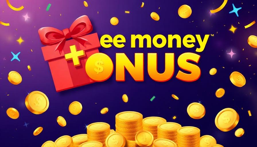 Welcome bonus with gift and gold coins at sign up